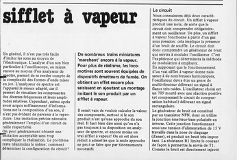 sifflet à vapeur