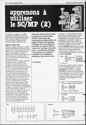 apprenons à utiliser le SC/MP II