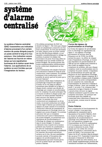 systême d`alarme centralisé