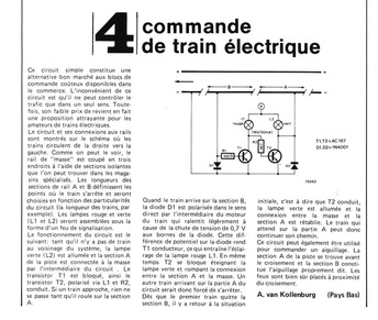 commande de train électrique