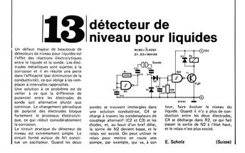 détecteur de niveau pour liquides