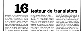 testeur de transistors