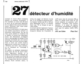 détecteur d`humidité