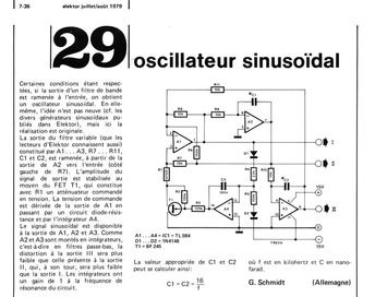 oscillateur sinusoïdal