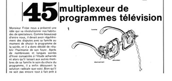 multiplexeur de programmes télévision