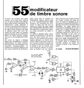 modificateur de timbre sonore