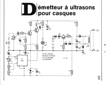 émetteur à ultrasons pour casques