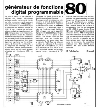 générateur de fonctions digital programmable 