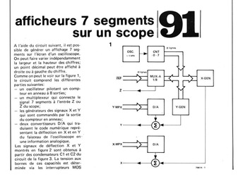 afficheurs 7 segments sur un scope