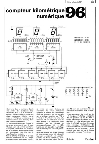   compteur kilométrique numerique