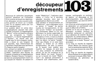 découpeur d`enregistrements