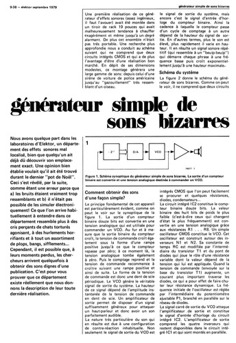 Générateur simple de sons bizarres