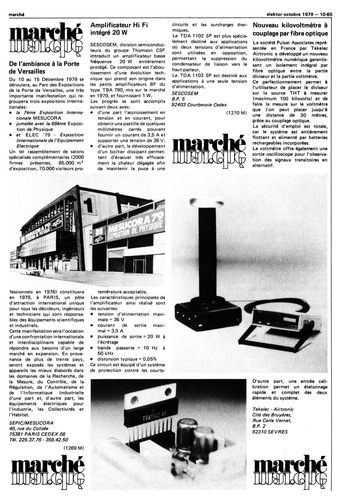 marché octobre 1979