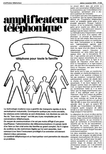 amplificateur téléphonique