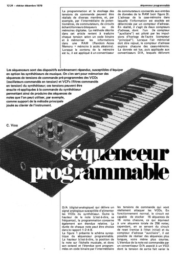 séquenceur programmable