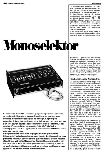 monoselektor