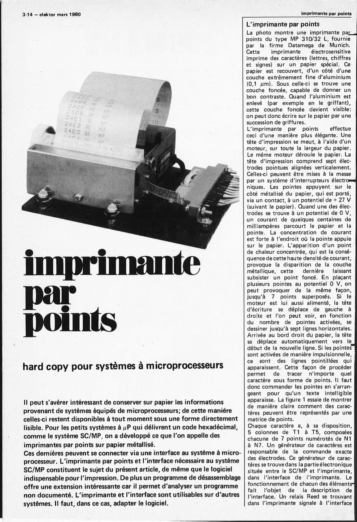 Imprimante par points