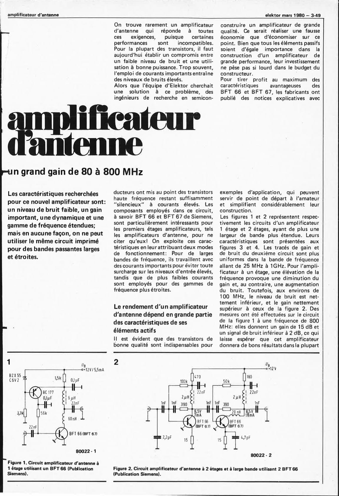 Amplificateur d`antenne