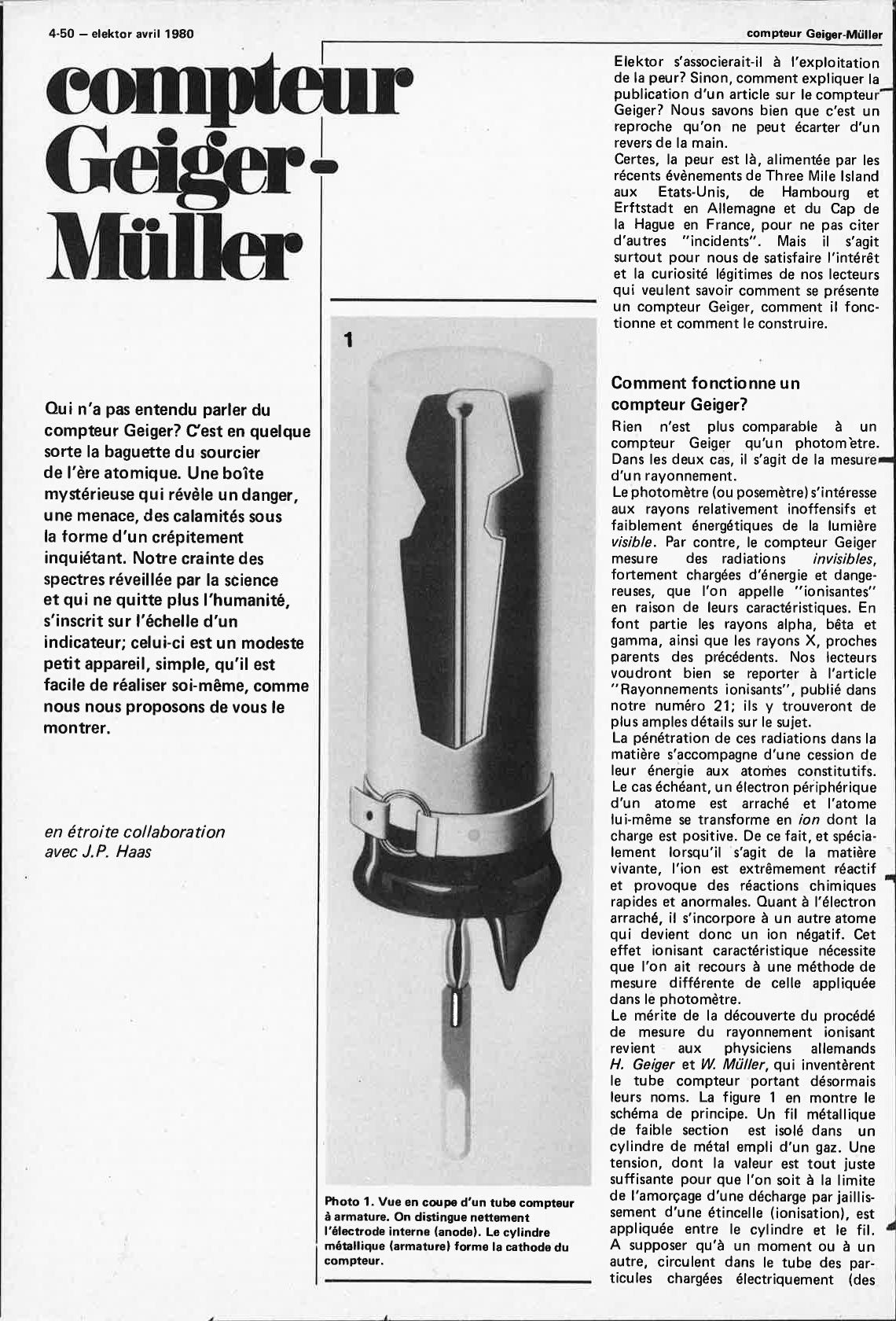 Compteur Geiger Müller