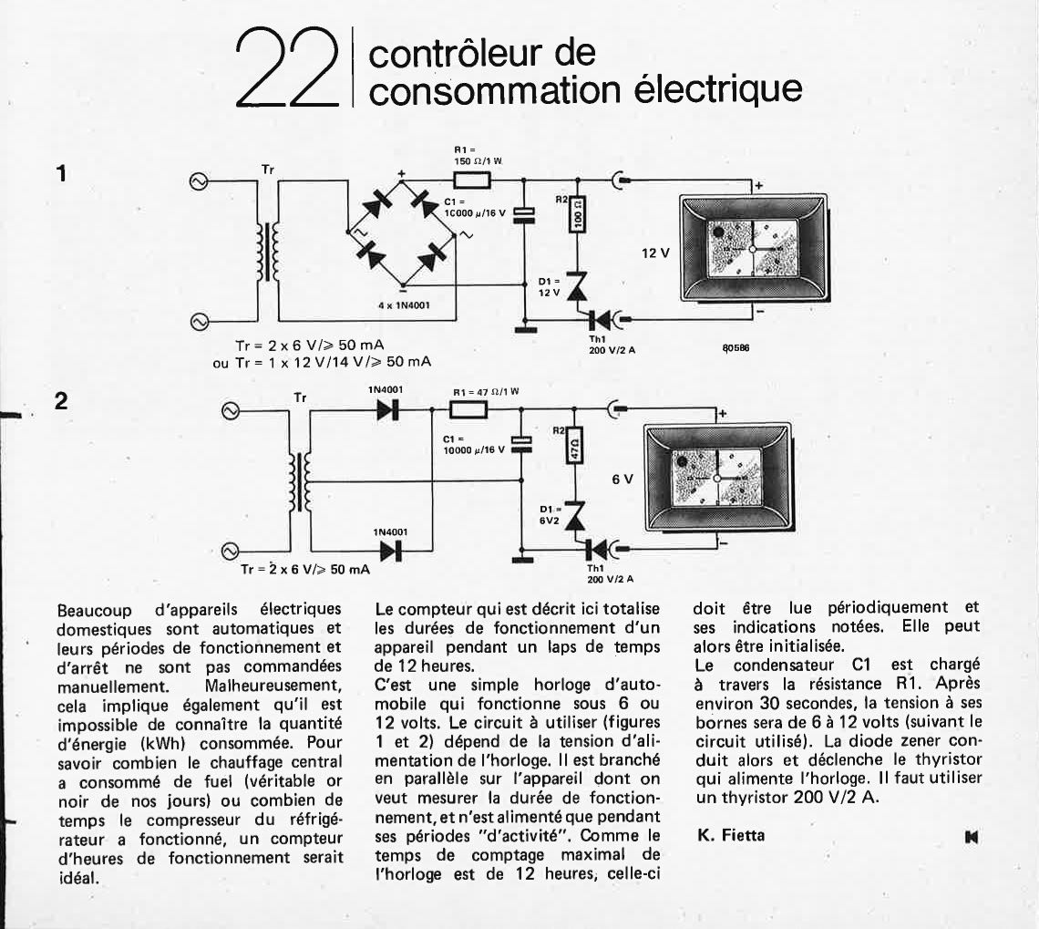 Contrôleur de consommation électrique