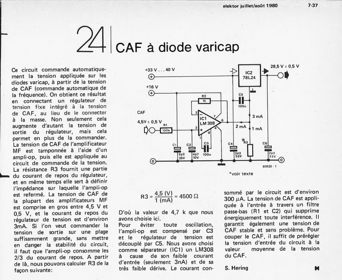 CAF à diode varicap