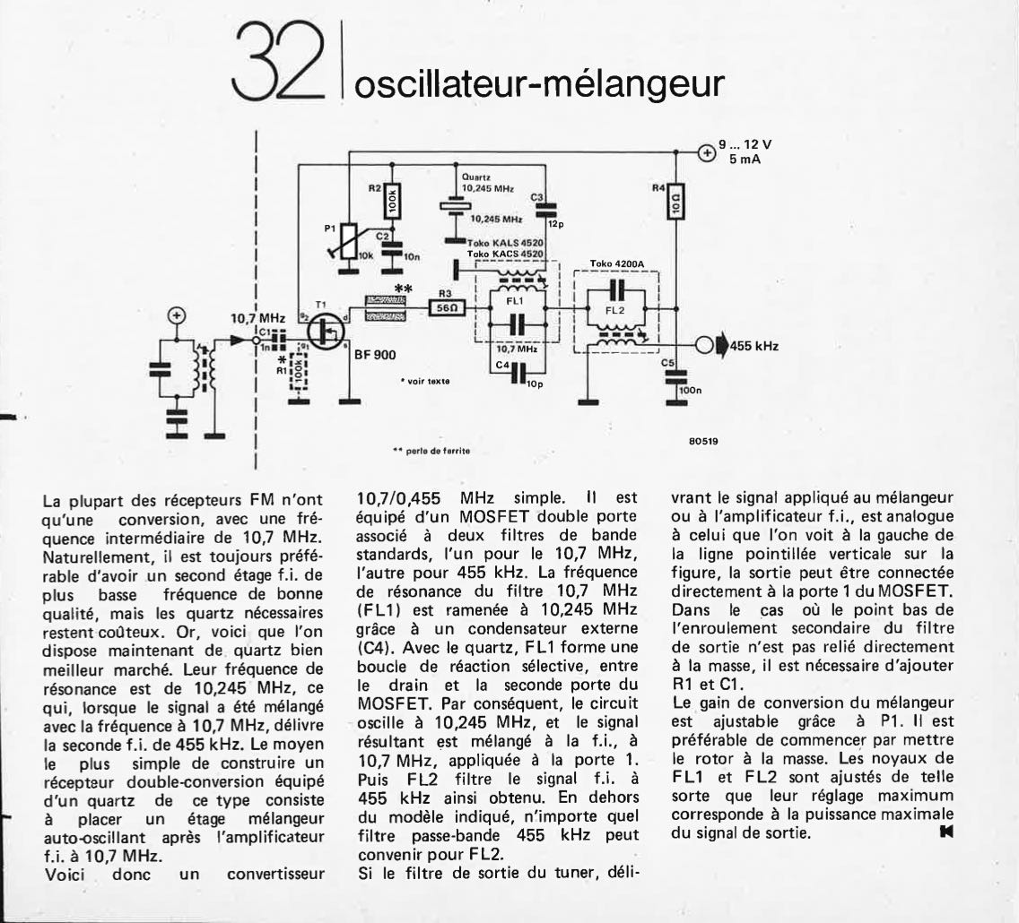 Oscillateur-mélangeur