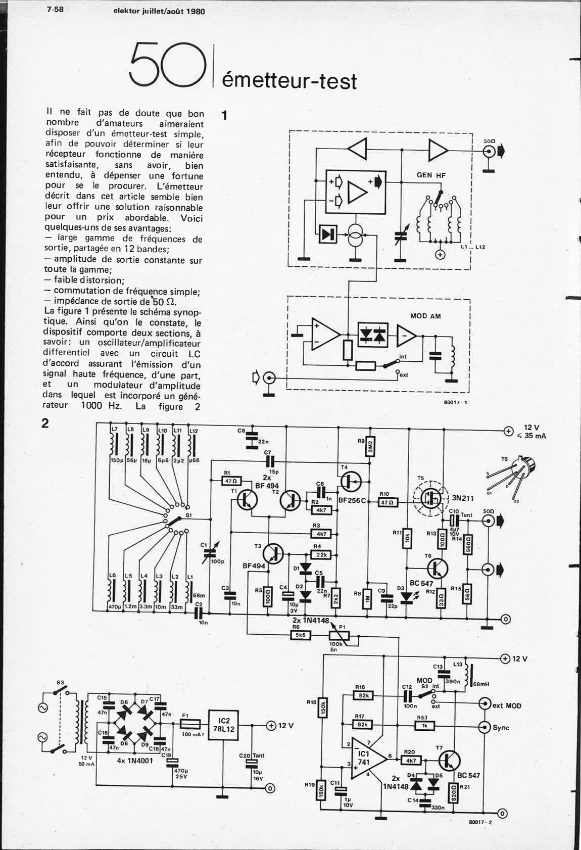 Emetteur-test