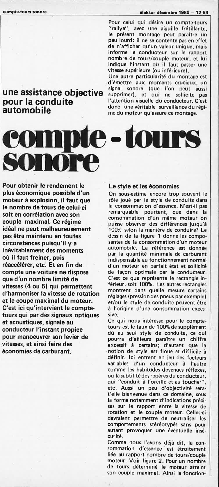 compte-tours sonore