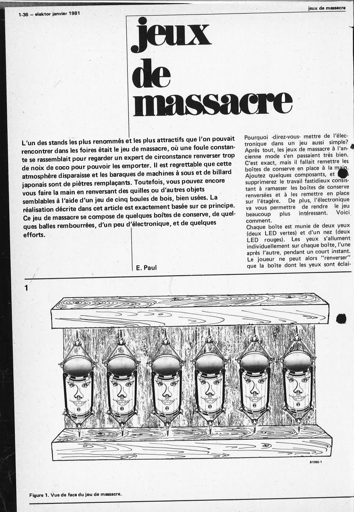 jeu de massacre