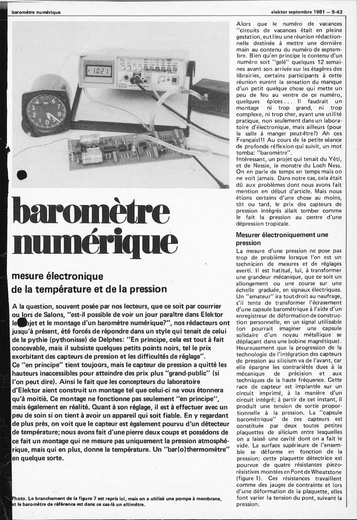 baromètre numérique