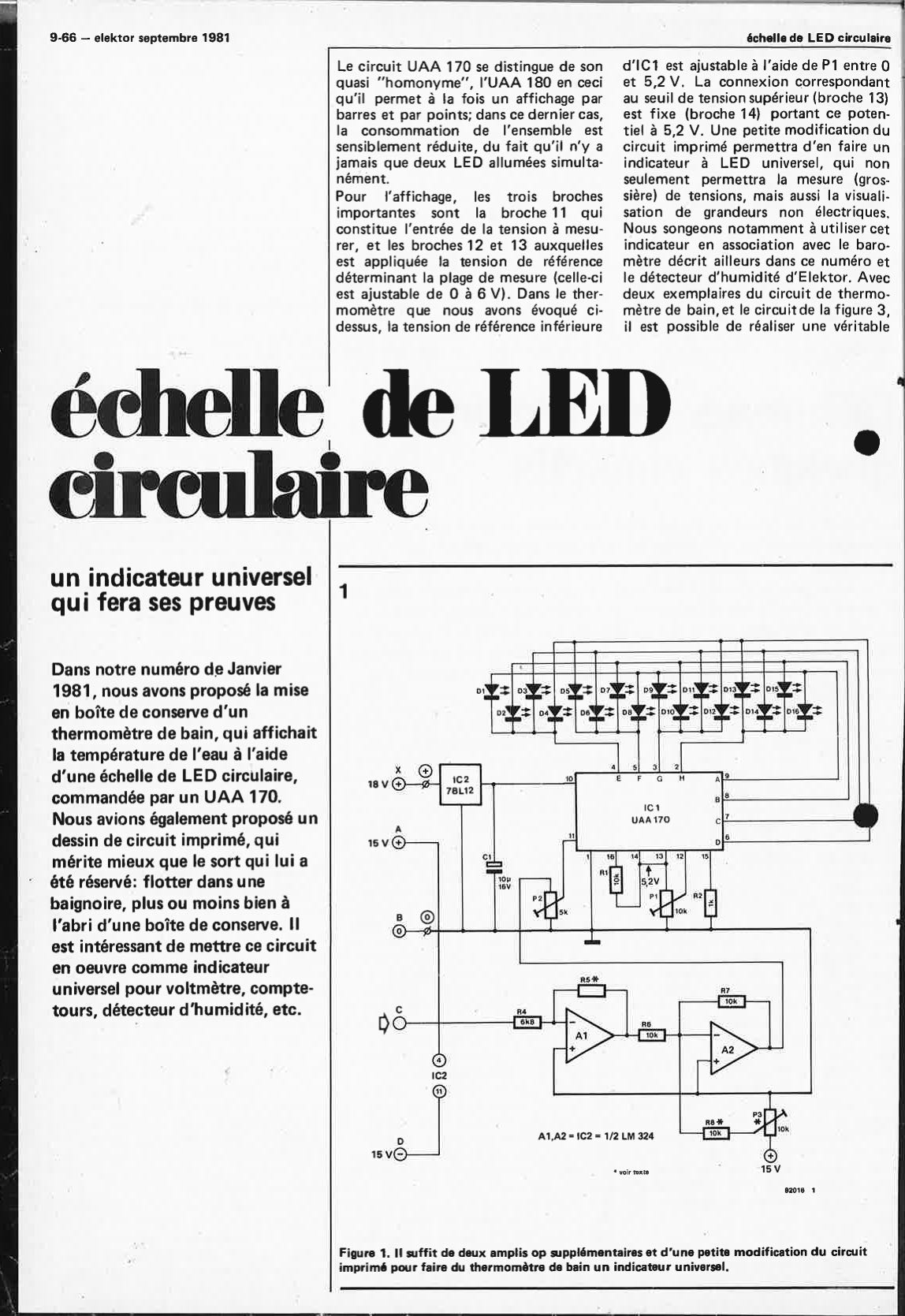 échelle de LED circulaire