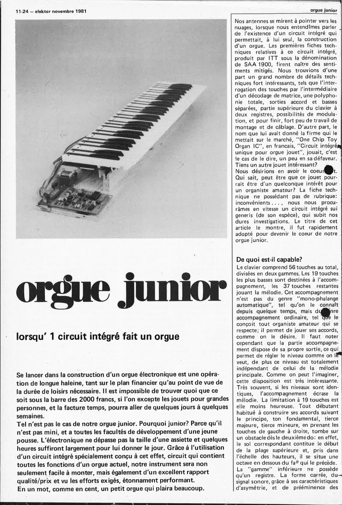 orgue junior