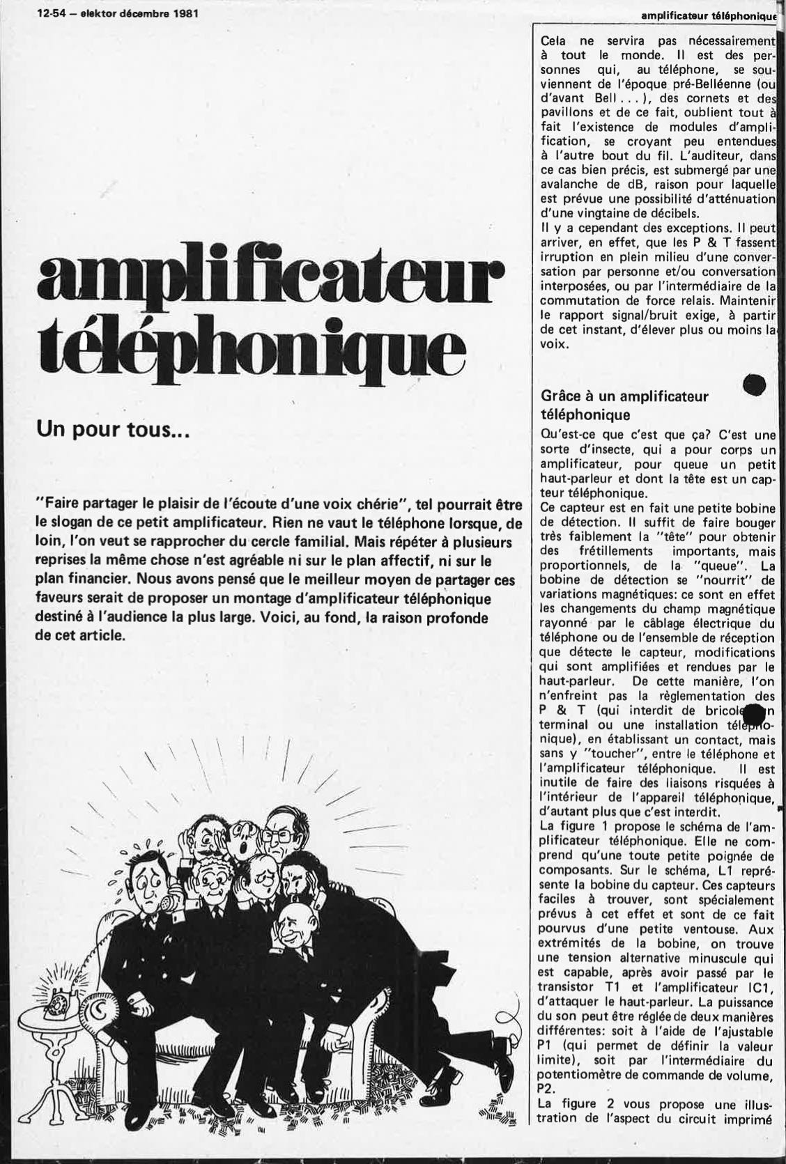 amplificateur téléphonique