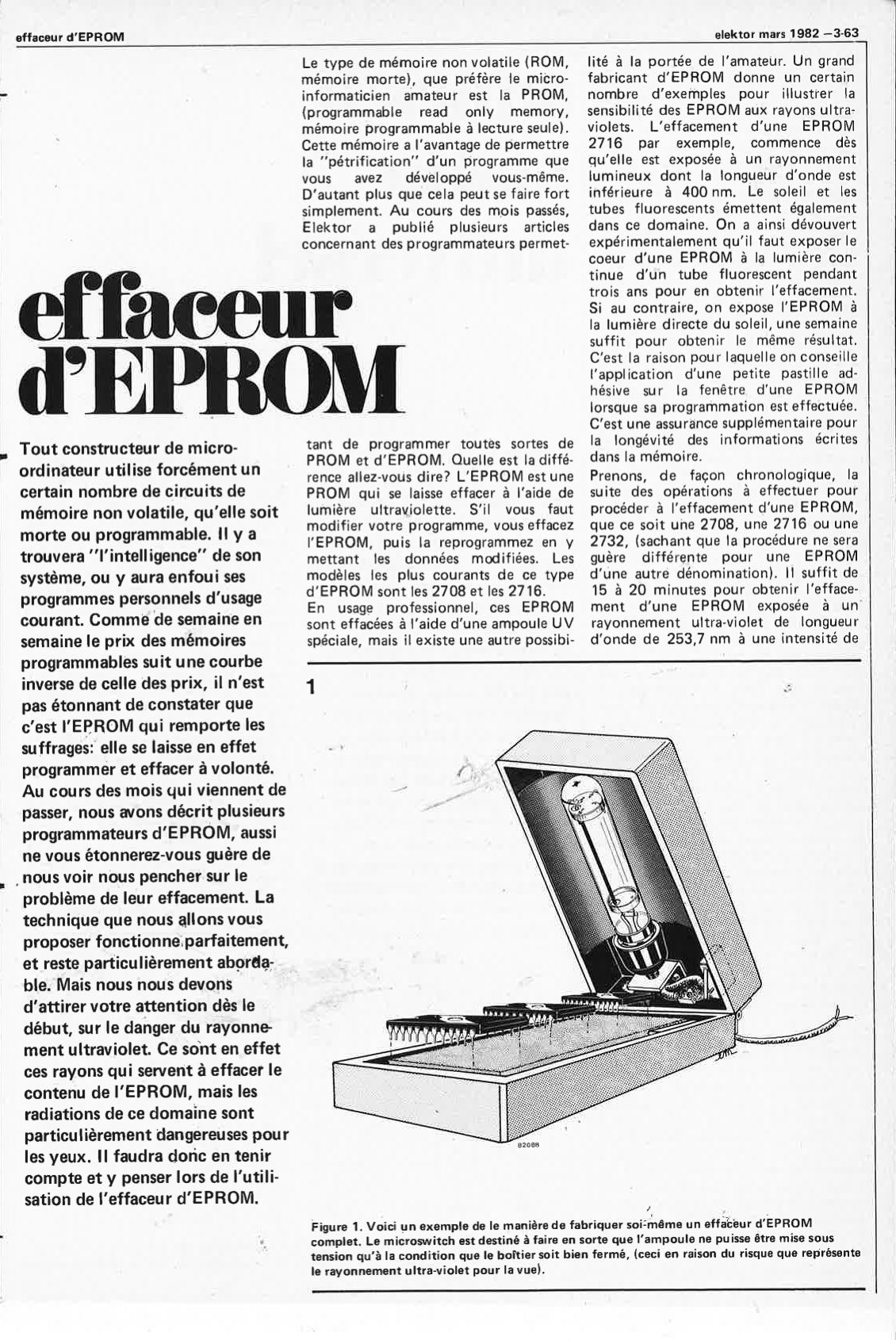 "effaceur
d`EPROM"