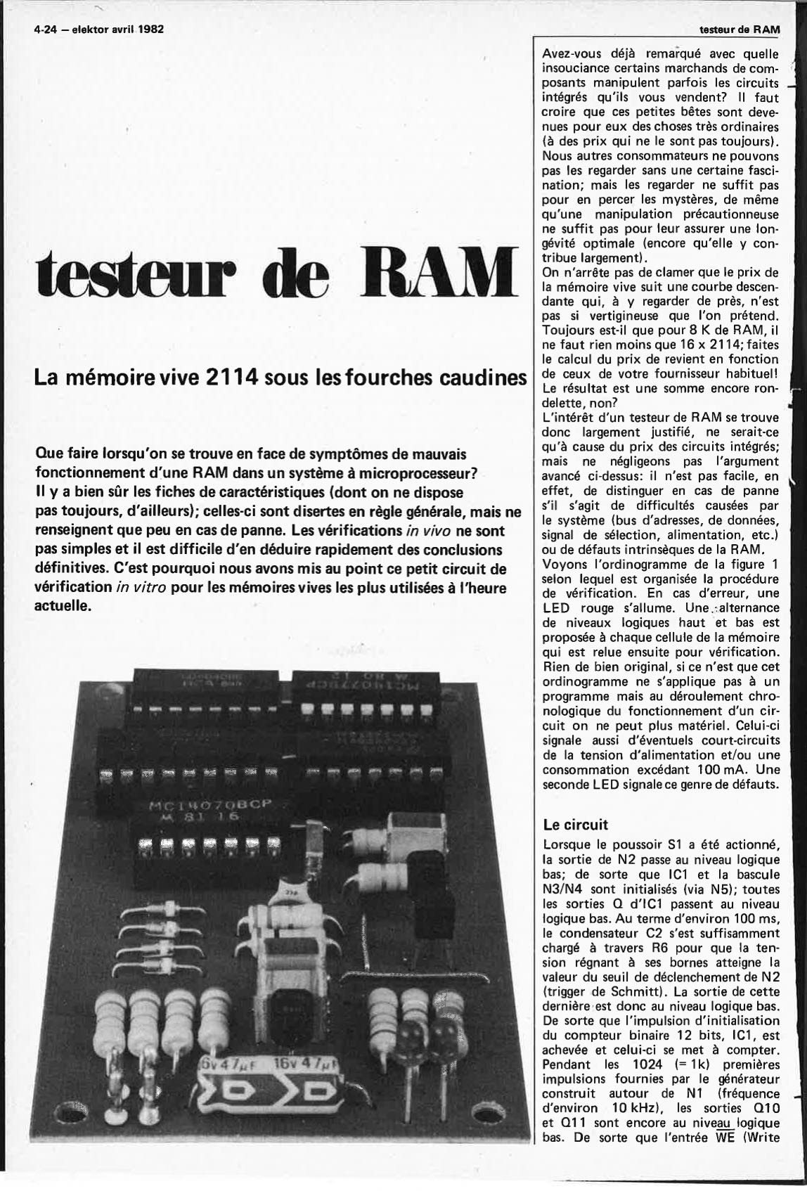 testeur de RAM