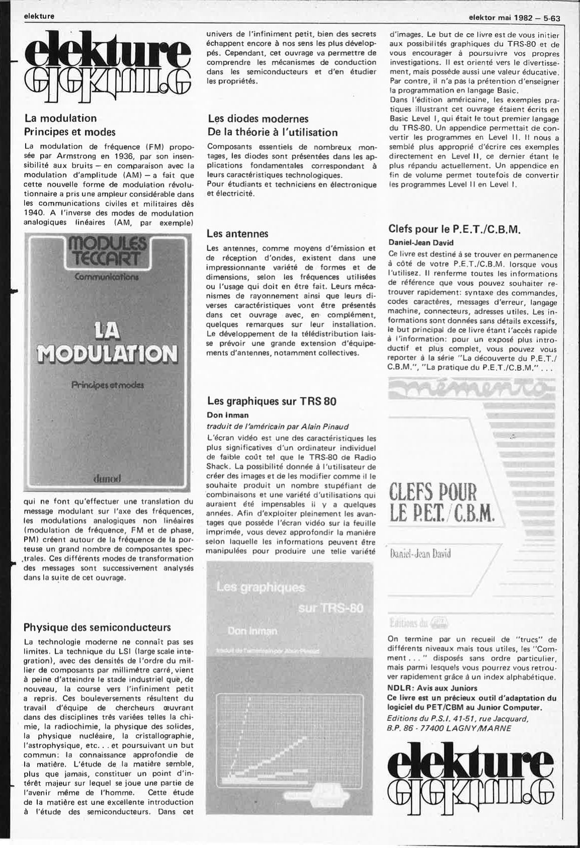 elekture mai 1982