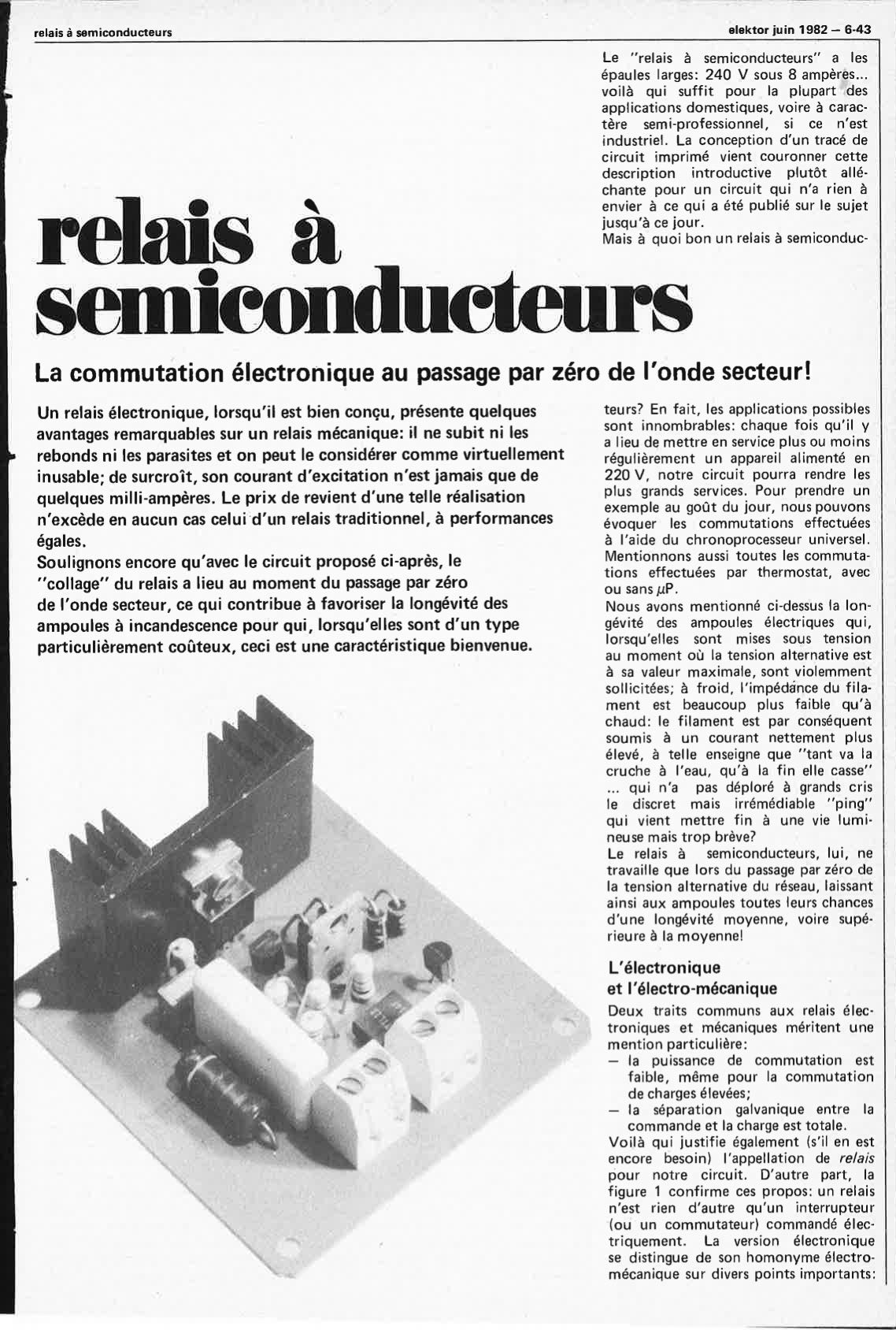 relais à semiconducteurs