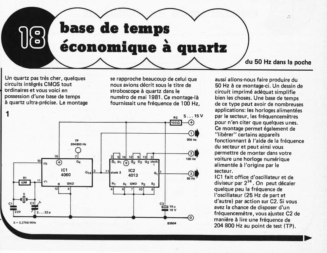 "base de tenaps
éconoaaique à quartz"