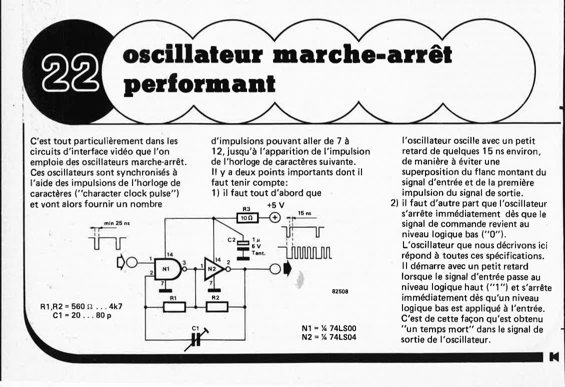 "osclllalear Dlarche-arrêl
perfornaanl"