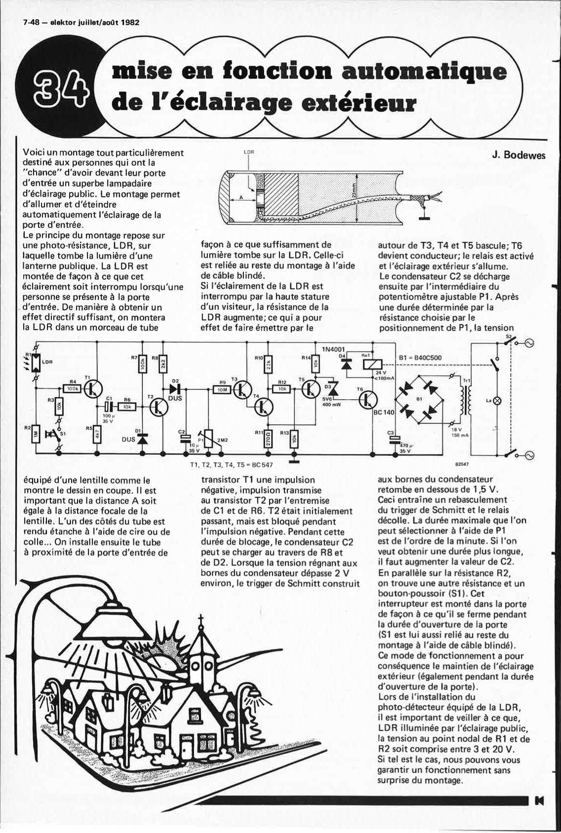 "IDise en fonction auton1atique
de l`éclairage extérieur"