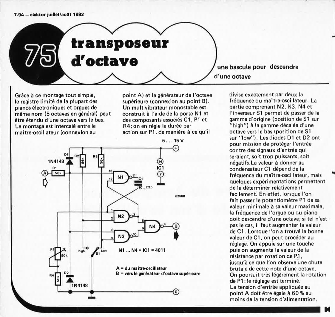 transporteur d`octave