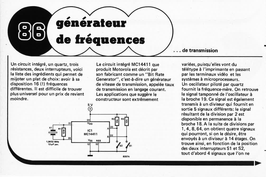 générateur de fréquences