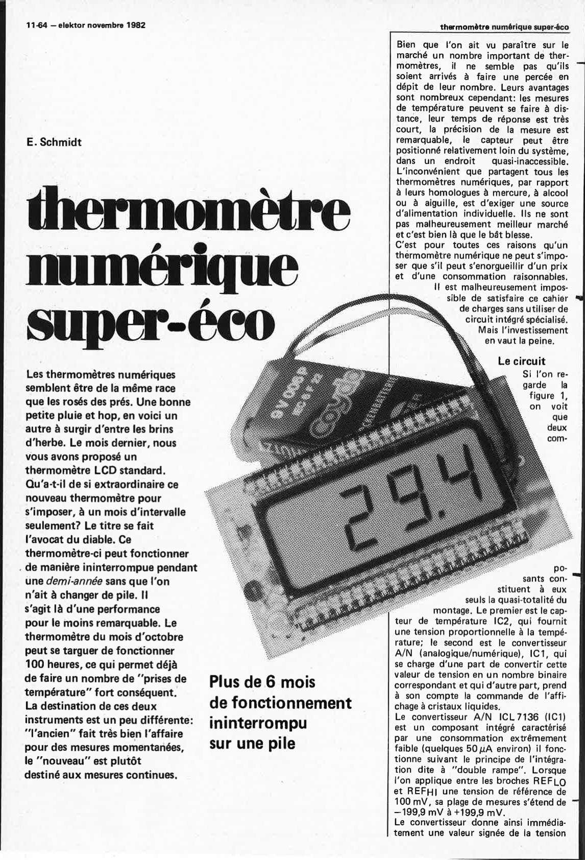 thermomètre numérique super-éco