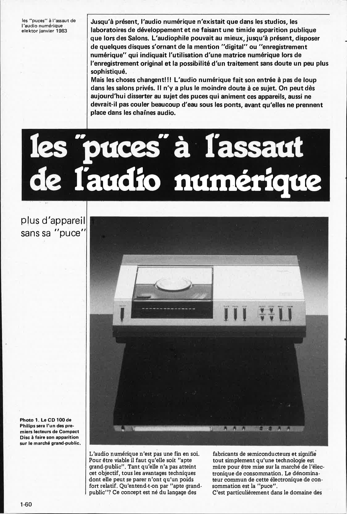 les "puces" à l`assaut de l`audio numérique