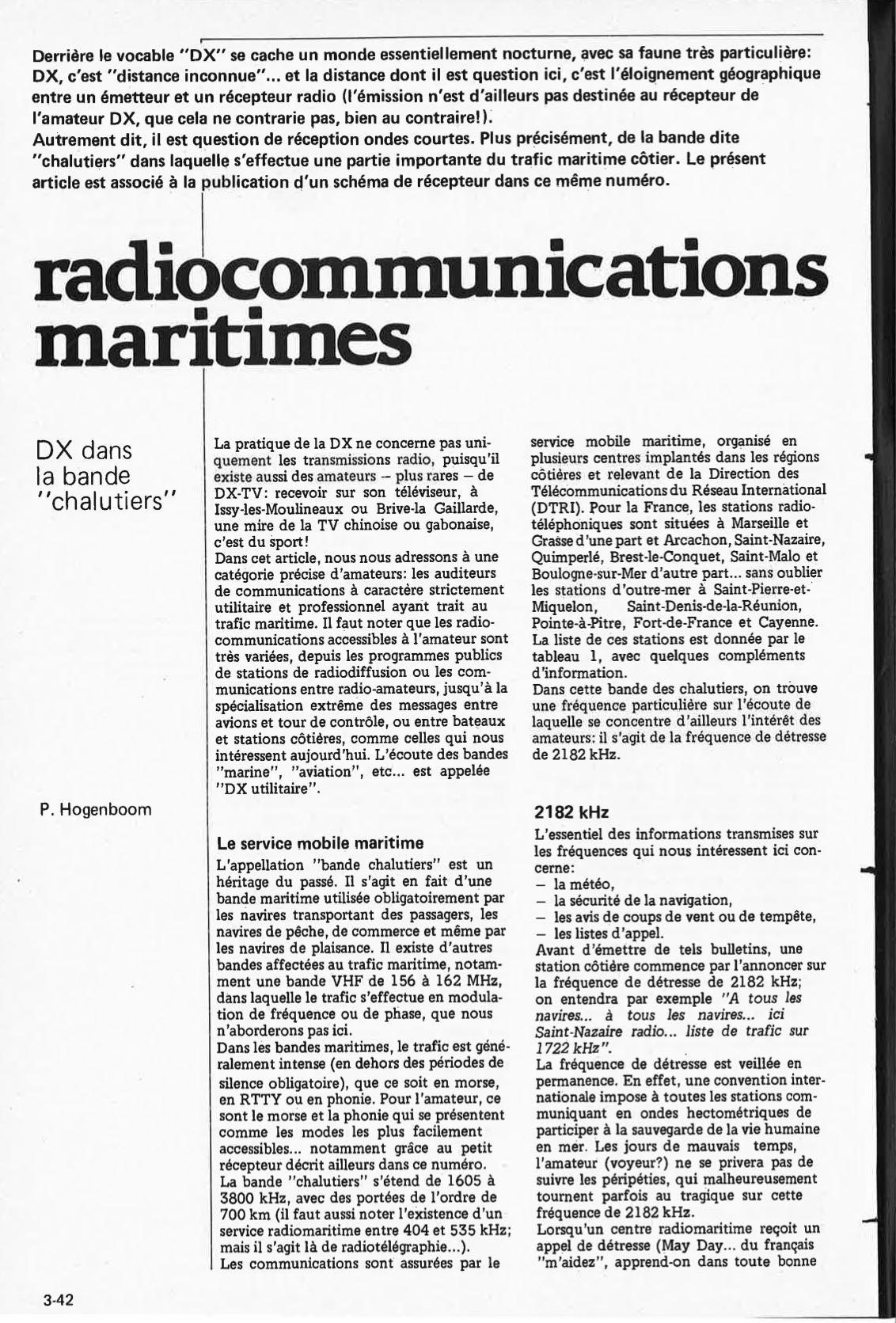 radiocommunications  maritimes