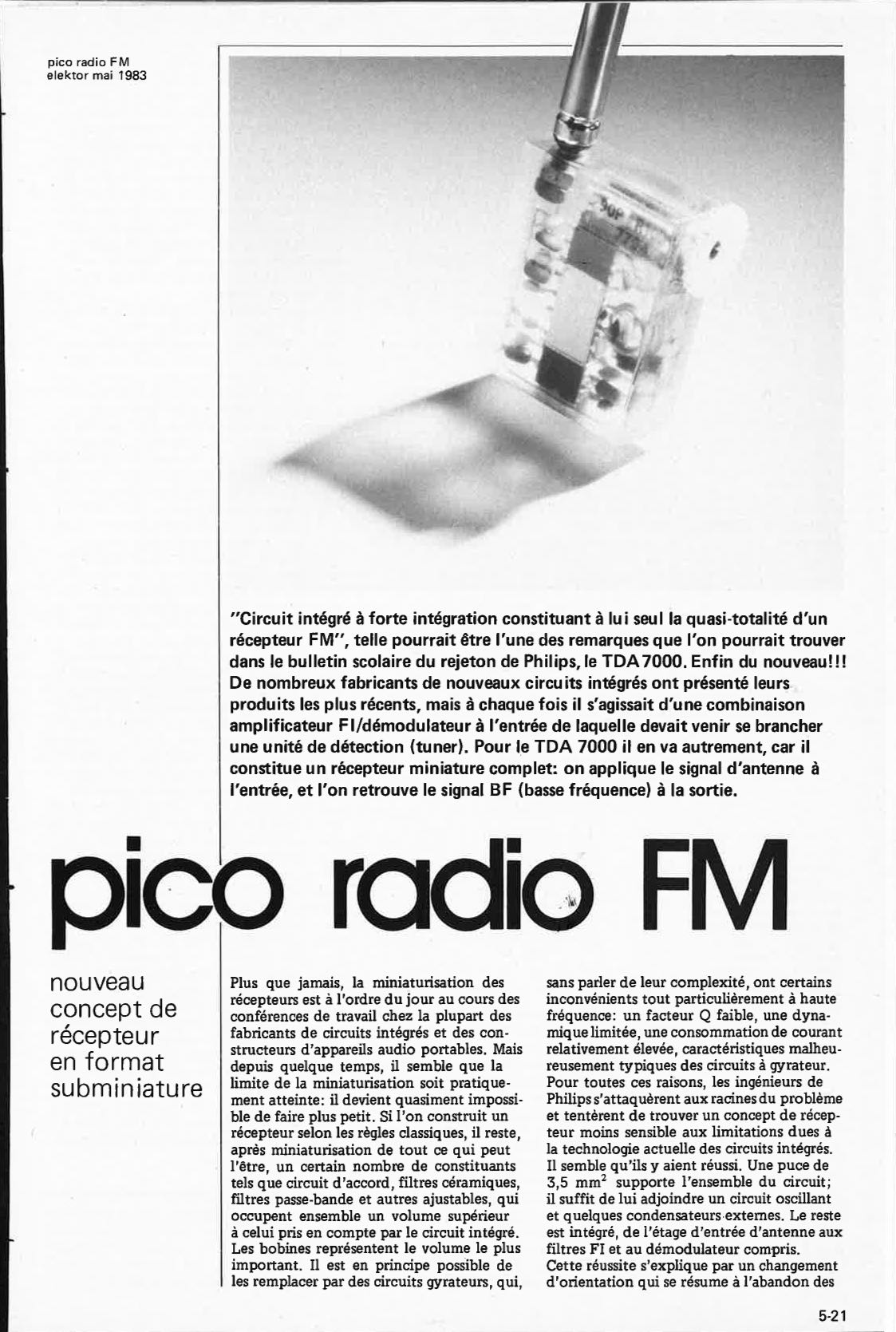 pico radio FM