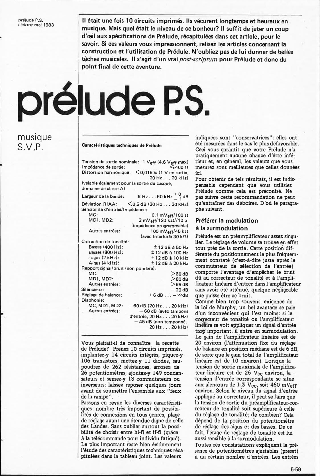 Prélude P.S.