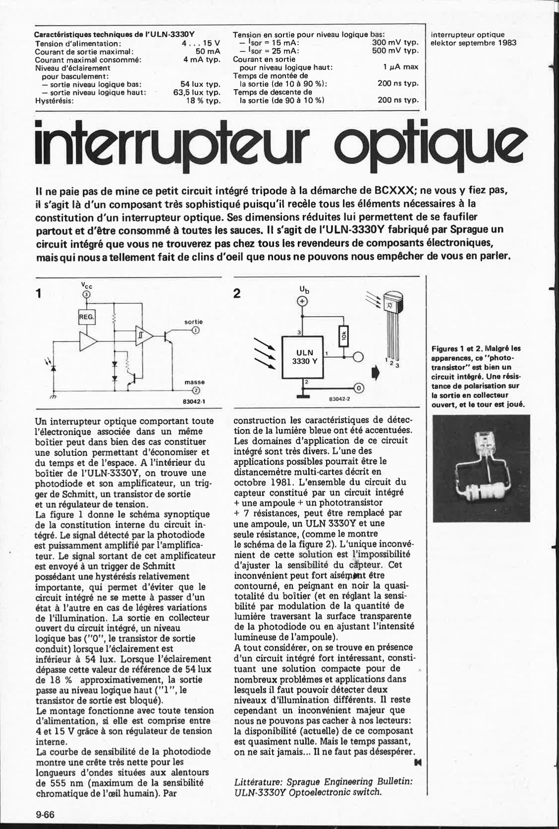 interrupteur optique