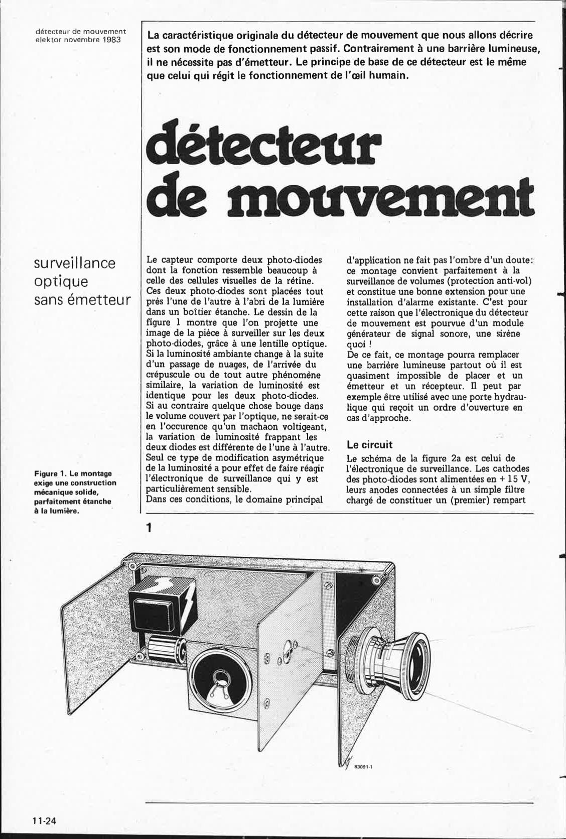 détecteur de mouvement