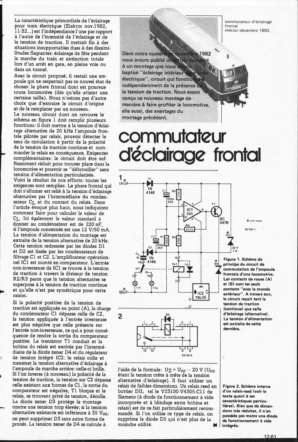 commutateur d`éclairage frontal